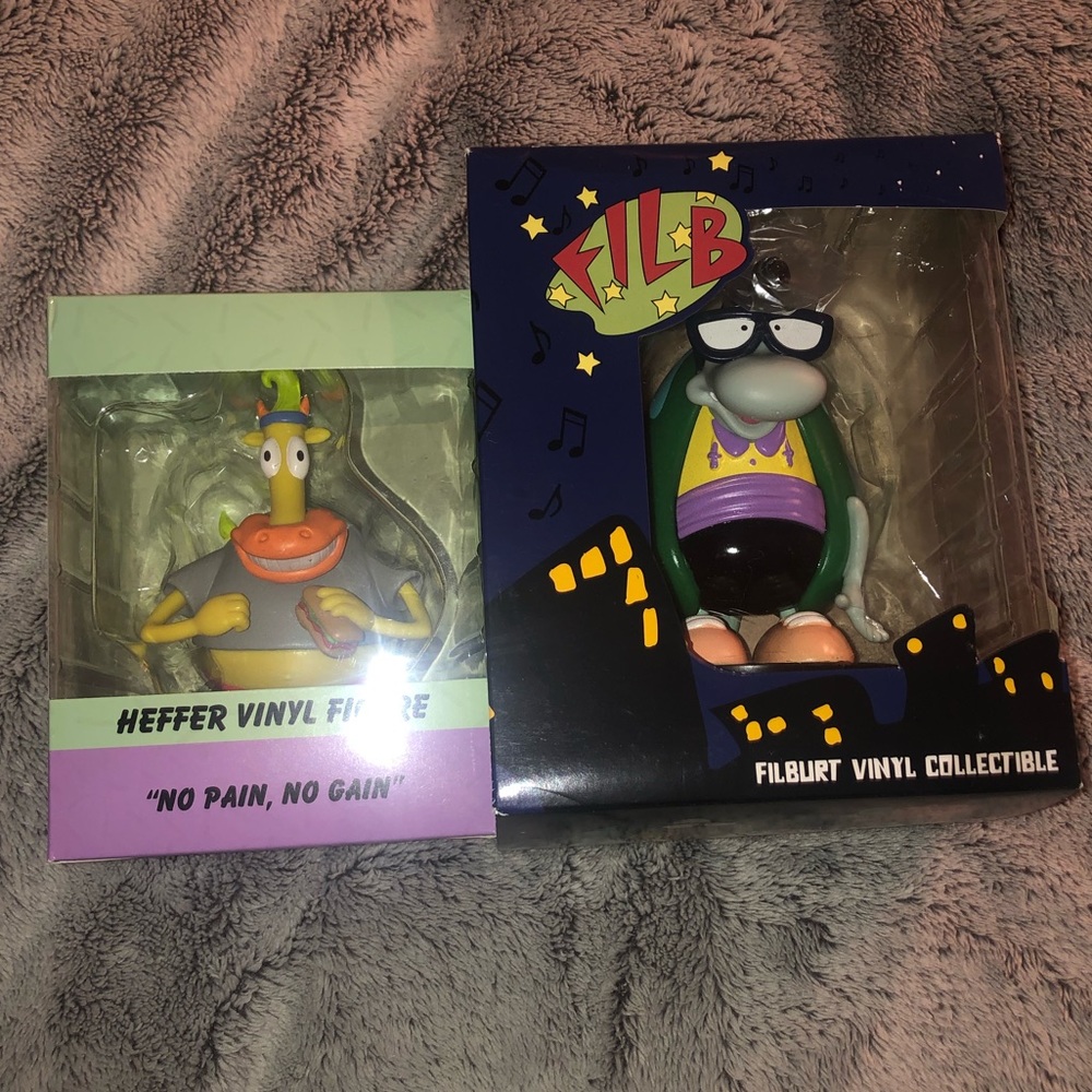 Rocko’s Modern Life Heffer & Filburt Vinyl Figures